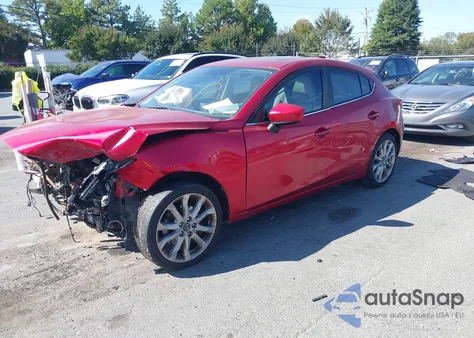 2014 Mazda Mazda3 S Grand Touring z USA, uszkodzony, nr VIN JM1BM1M37E1101920